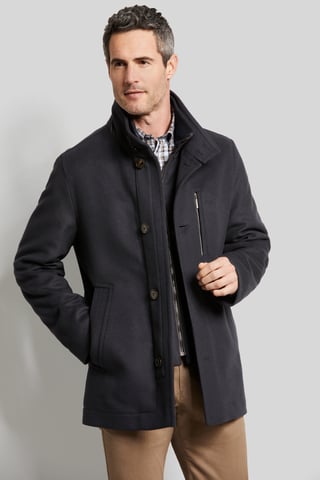 Bugatti Herren Wolljacke mit Westeneinsatz