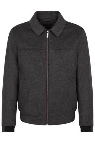 Bugatti Herren Blouson aus feinem Woll-Mix