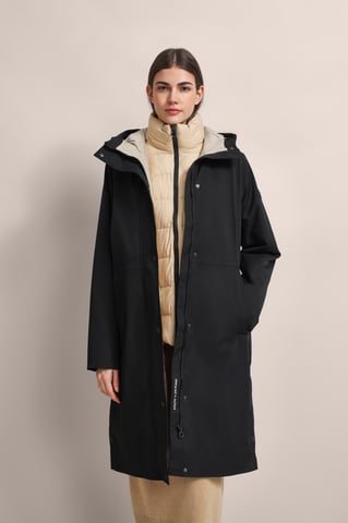 Bugatti Damen Regenmantel mit Westenfake