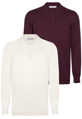 Pullover Pullover With Polo Collar Pack Of 2