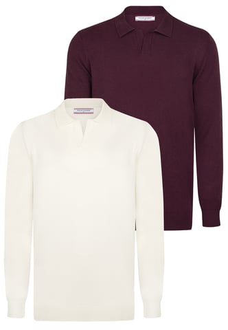 Pullover Pullover With Polo Collar Pack Of 2
