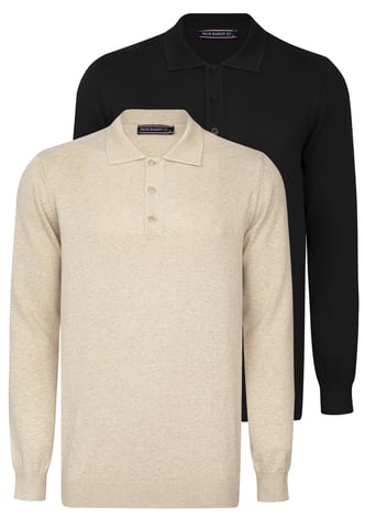 Pullover Pullover With Polo Collar Pack Of 2