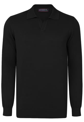 Pullover Pullover With Polo Collar - Buttonless