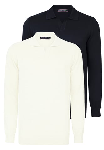 Pullover Pullover With Polo Collar Pack Of 2