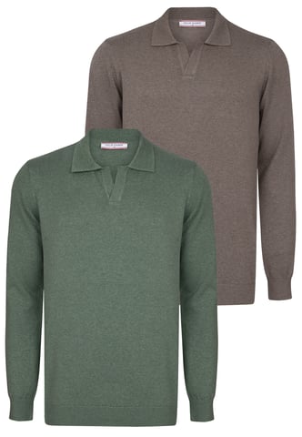 Pullover Pullover With Polo Collar Pack Of 2