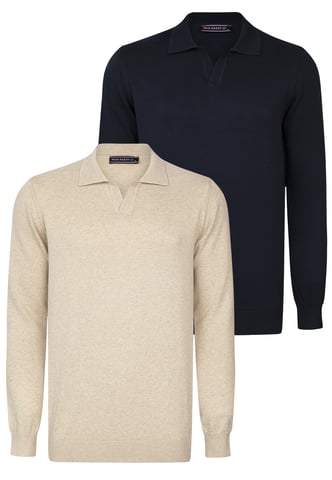 Pullover Pullover With Polo Collar Pack Of 2