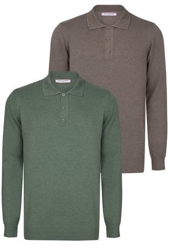 Pullover Pullover With Polo Collar Pack Of 2