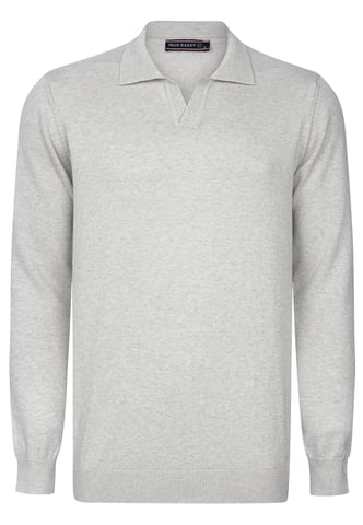 Pullover Pullover With Polo Collar - Buttonless