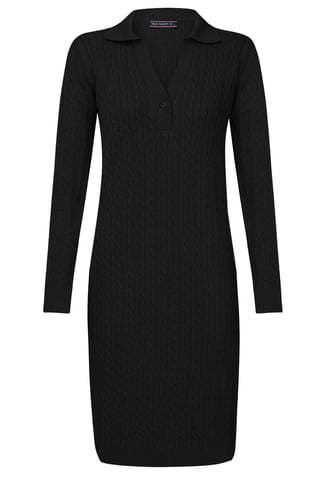 Dress Long Sleeve Cable Knit Dress