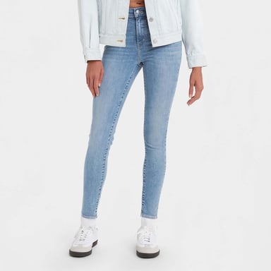 Dames Levis 720 High Rise Super Skinny Jeans in Denim