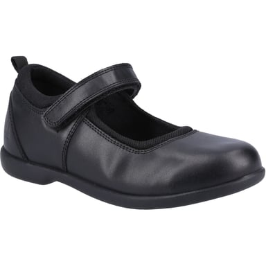 Hush Puppies Bianca JNR Flickors Svarta Skor I Läder