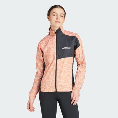 adidas Terrex Trail Running windjack voor dames in Roze