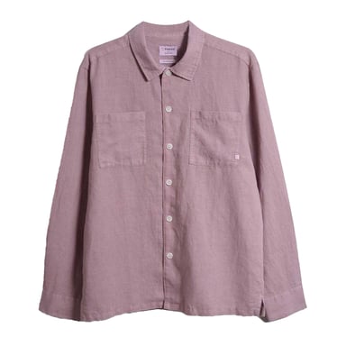 Farah Mens Nelson Slub Shirt (Pink)