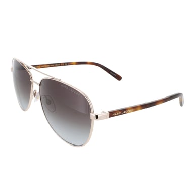 Marc Jacobs Brown Teal Lens Havana Detail Gold Solglasögon