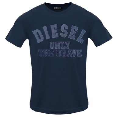 Diesel Monotone Embossed Logo Total Eclipse T-shirt