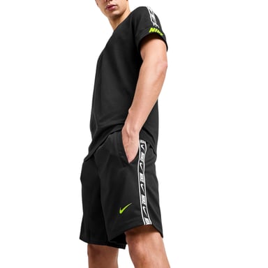 Nike Mens Tracksuit T Shirts Tape Shorts Set NSW Repeat Fleece Cotton Sportswear