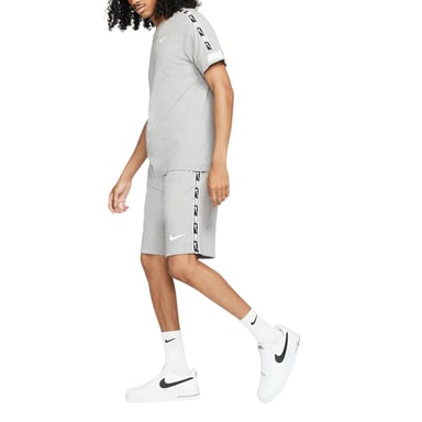 Nike Mens Tracksuit T Shirts Tape Shorts Set NSW Repeat Fleece Cotton Sportswear