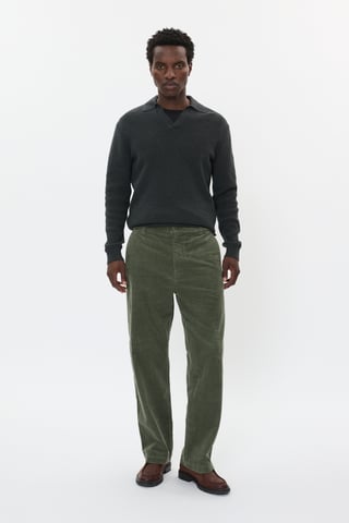 Casual broek MAChino Casual broek Loose fit green
