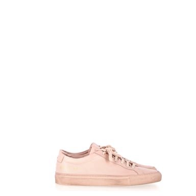 Common Projects Original Achilles Low Sneakers in Pink Leather