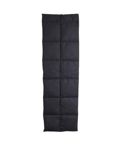 Dries Van Noten Padded Scarf in Grey Wool