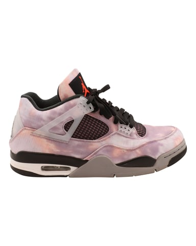 Nike Air Jordan 4 Retro Zen Master High Top Sneakers in Amethyst Canvas Size EU 45