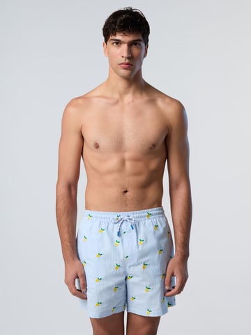 North Sails Swim shorts Striped seersucker
