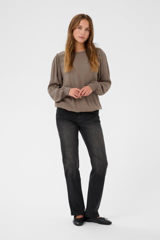 Blouse met lange mouwen KAstina Blouse met lange mouwen Regular fit brown