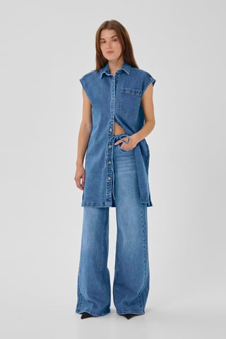 Denim Jurk MWLeyla Denim Jurk Box fit medium blue
