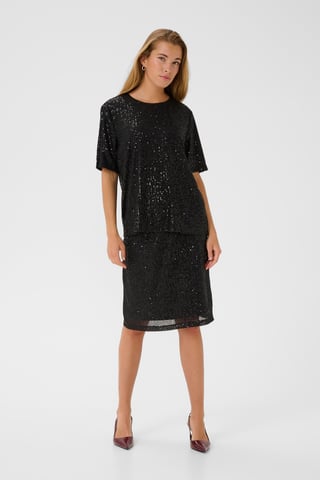 Blouse met korte mouwen KAlila Blouse met korte mouwen Regular fit black