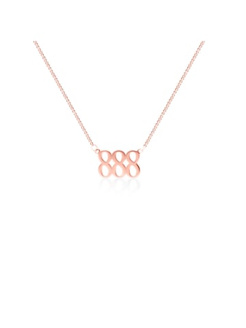 BEKA&BELL Chain 925 Sterling silver rose gold-plated Shiny 45.0cm