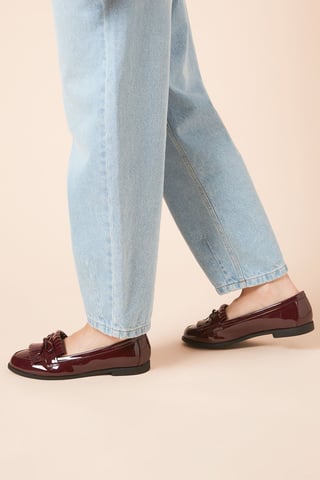 Wide Fit Loretta Tassel Loafers