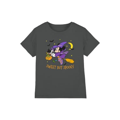 Disney Childrens/Kids Spooky Witch Minnie Mouse T-Shirt (Charcoal)