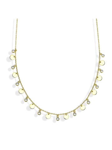 Dkeniz Pendant with chain 925/- sterling silver gold-plated silver chain foundation