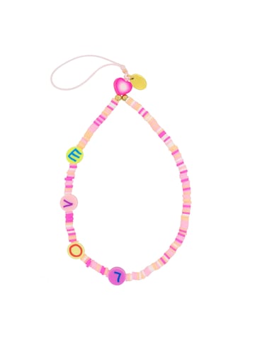 Fashionbox Bracelet with pink "LOVE" vinyl discs