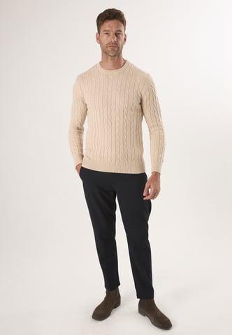 Pullover Cable Knit Crew Neck Pullover