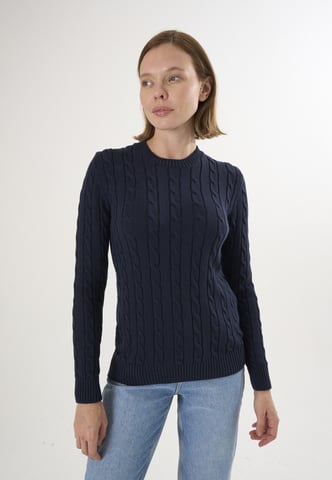 Pullover V-Neck Cable Knit Pullover