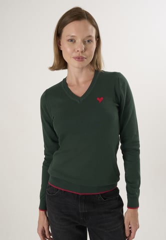 Pullover V-Neck Knitted Pullover