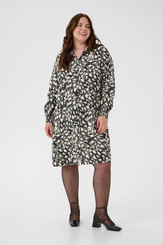 Jurk KCjamia Jurk A-shape black white