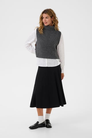 CRStarfi Short Knit Slipover Knitted pullover Straight fit