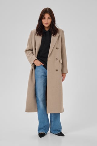 Jas FrannieMW Jas Casual fit sand