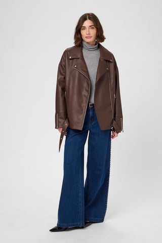 CUmimbo PU Jacket Outerwear Oversize fit