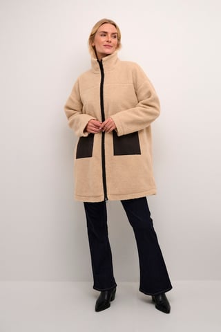 Jas CUtally Jas Oversize fit beige