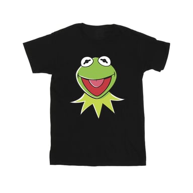 Disney Mens Muppets Kermit Head T-Shirt (Black)
