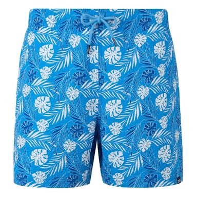 Regatta Heren Loras Leaf Seersucker Zwemshort (Elysium Blauw)