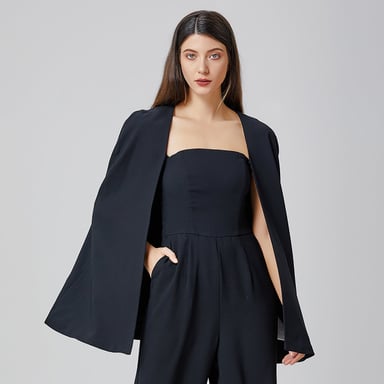 Minimalist evening cape