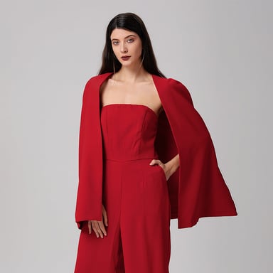 Minimalist evening cape