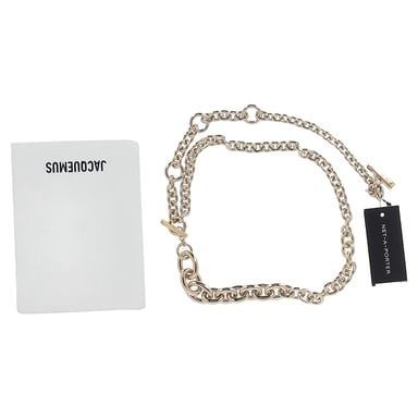 Jacquemus Le Noli Belt in Gold Brass