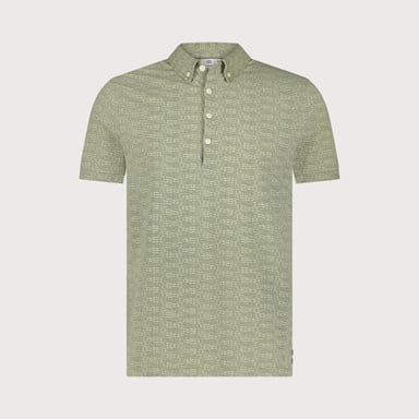 Blue Industry Polo met mini design |