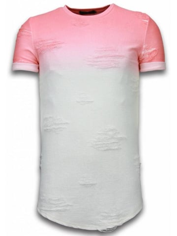 Justing Flare effect t-shirt long fit