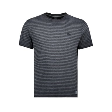 Lerros T-shirt in ton sur ton streep patroon